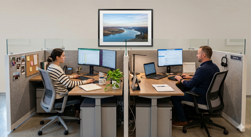 Dedicated Cubicle Workspace