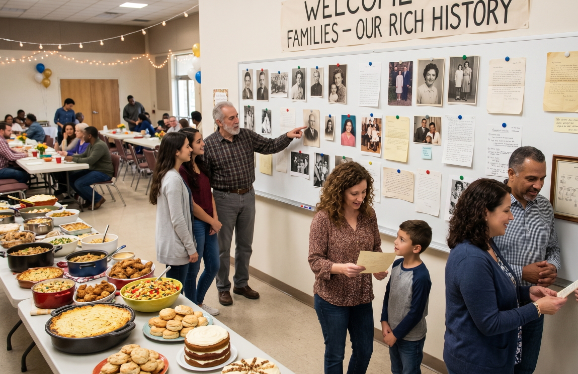 Family gathering at Celebration Event Space